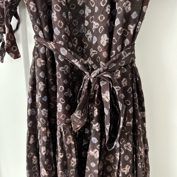 Ulla Johnson Brown and Pink Patterned Dress - Picture 5 of 6